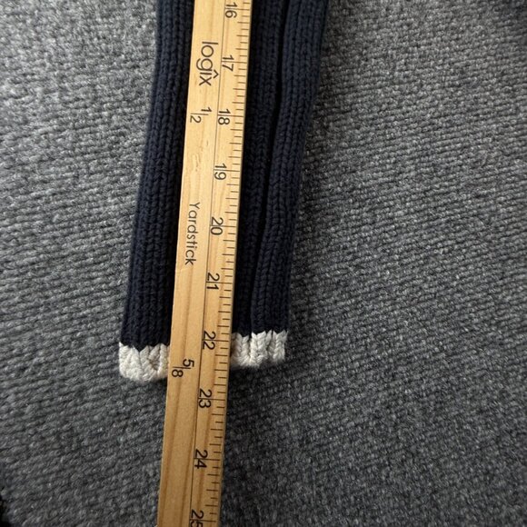 Ralph Lauren Flag Sweater USA Women Red White Blue Large Cotton Knit Ribbed Crew - Picture 9 of 12